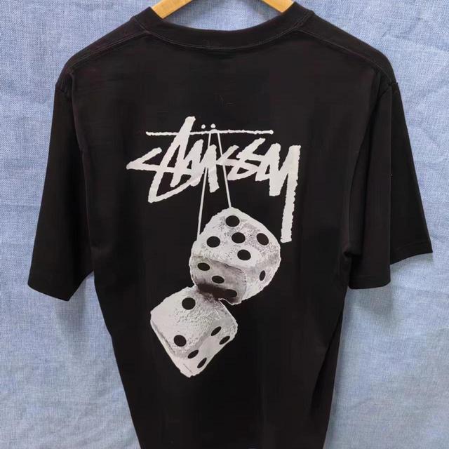 Stüssy Men's T-shirt - Black - L on Productcaster.