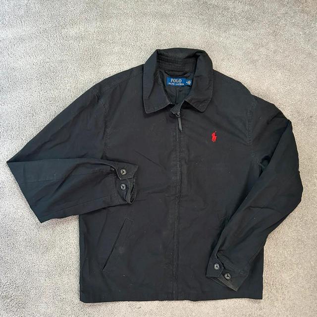 Ralph Lauren Men's Jacket - Black/Red - M on Productcaster.