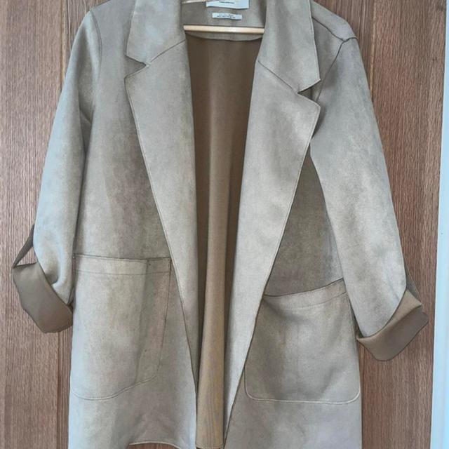 Pull&Bear Women's Overcoat - Tan - UK 12 on Productcaster.