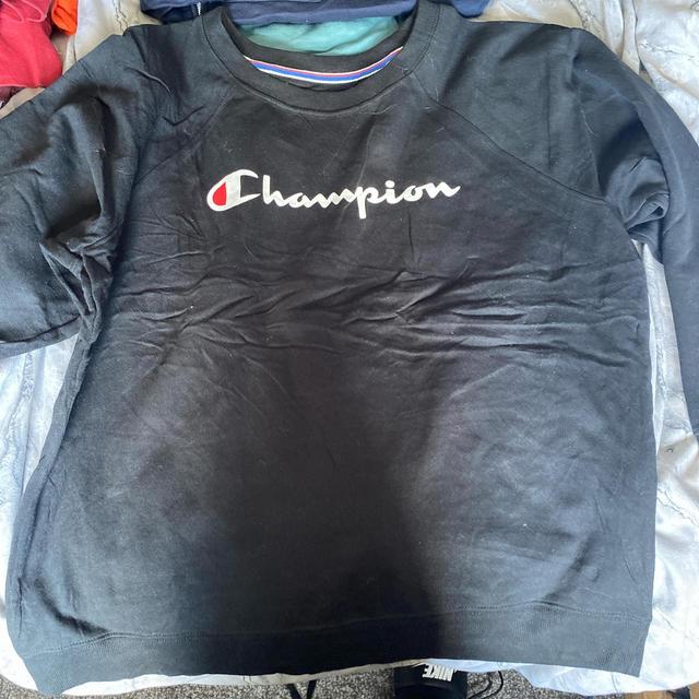 Champion Men's Jumper - Black - XL on Productcaster.