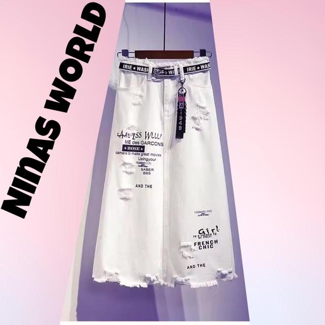 Women's Skirt - White - 5XL on Productcaster.