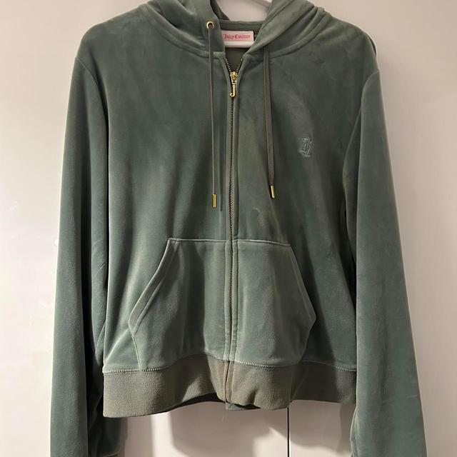 Juicy Couture Women's Jacket - Green/Gold on Productcaster.