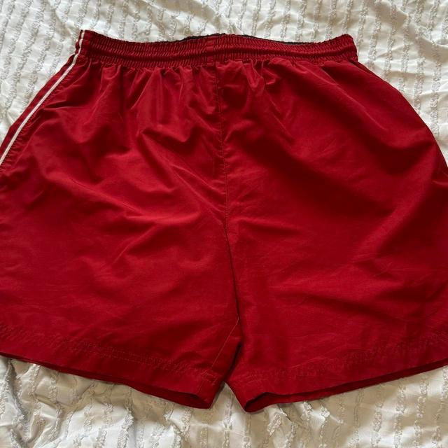 Nike Men's Shorts - Red - M on Productcaster.