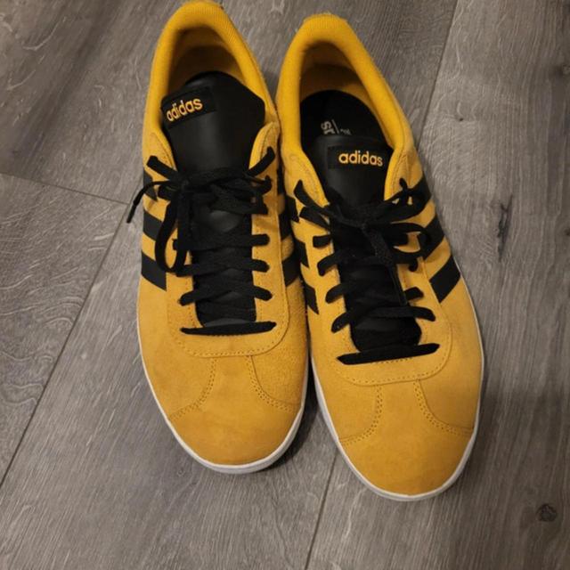 Adidas Men's Trainers - Yellow - UK 11 on Productcaster.