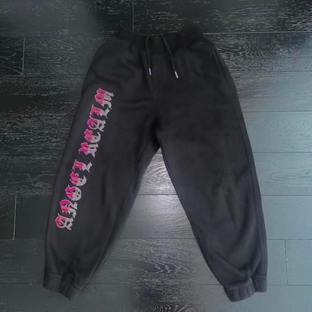 Bershka Women's Sweatpants - Black/Pink - XS on Productcaster.