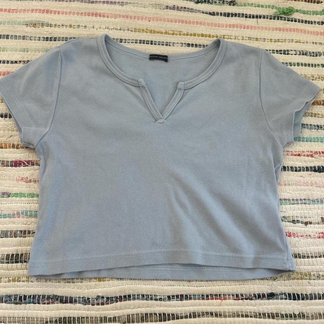 Brandy Melville Women's Crop top - Blue - 4 on Productcaster.