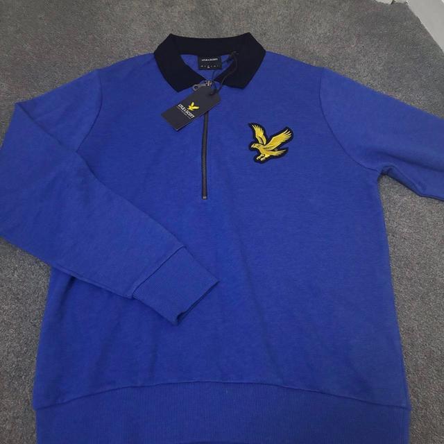 Lyle & Scott Men's Polo shirt - Blue - M on Productcaster.