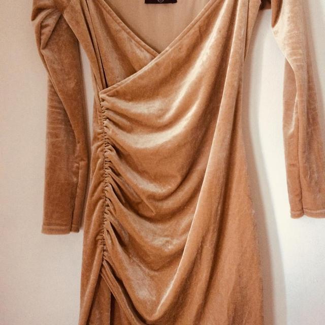 Missguided Women's Bodycon Dress - Gold/Tan - 8 on Productcaster.