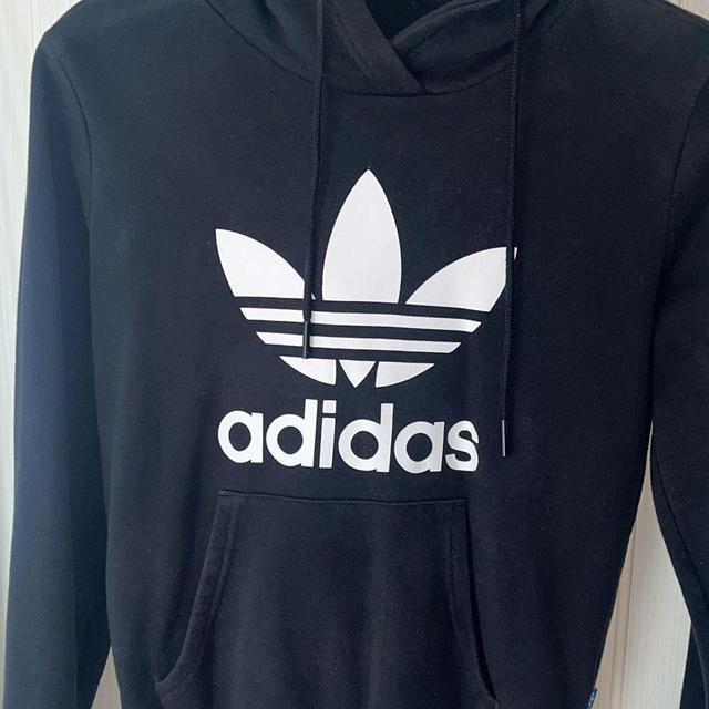 Adidas Men's Hoodie - Black - S on Productcaster.