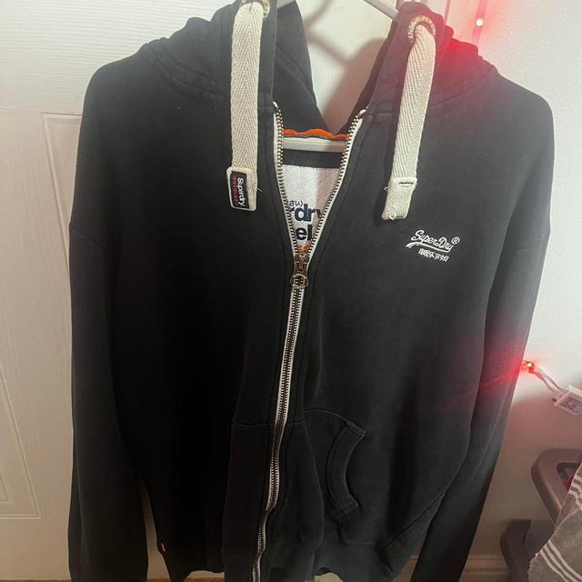 Superdry Men's Hoodie - Black - XXL on Productcaster.