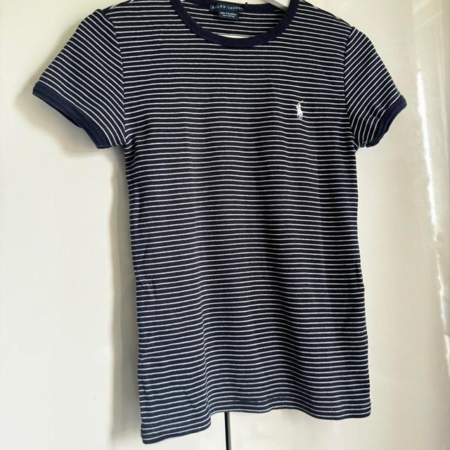 Ralph Lauren Women's T-shirt - Navy - XS on Productcaster.