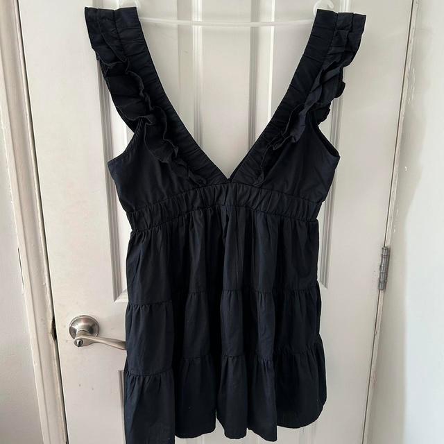 Abercrombie & Fitch Women's A-line Dress - Black - L on Productcaster.