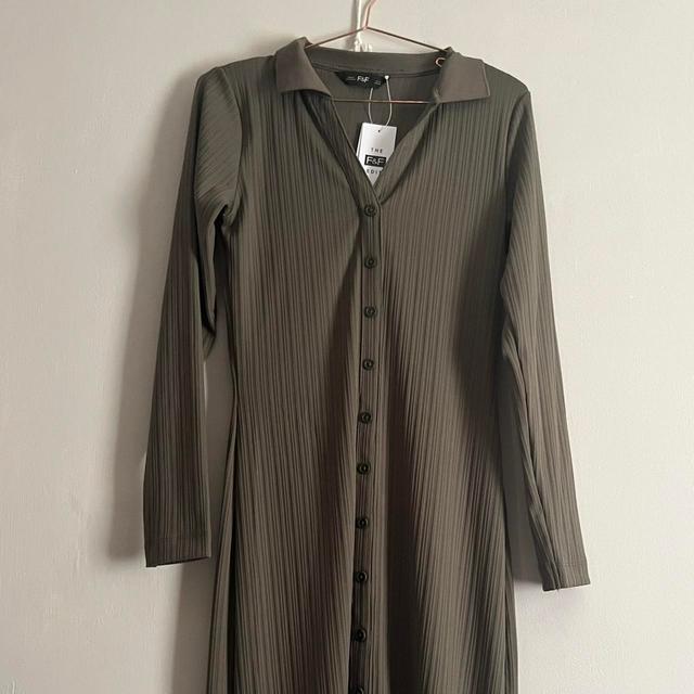 F&F Women's A-line Dress - Khaki - 10 on Productcaster.