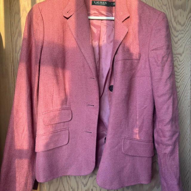 Ralph Lauren Women's Tailored jacket - Pink - UK 8 on Productcaster.