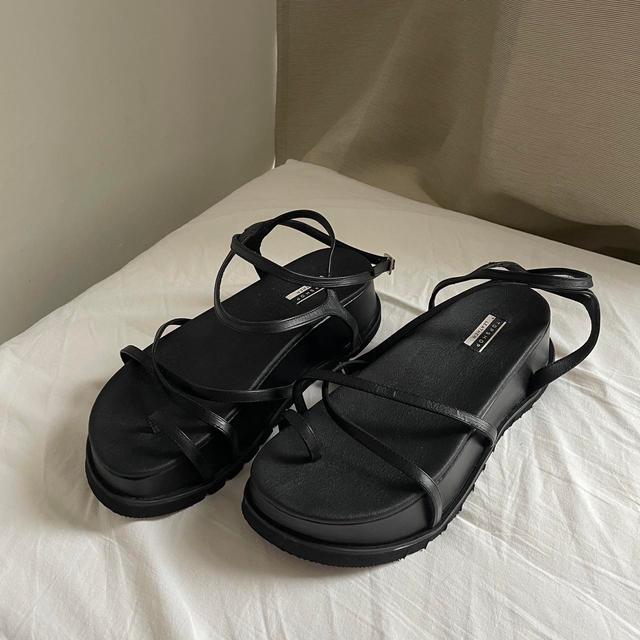 Topshop Women's Sandals - Black - UK 7 on Productcaster.