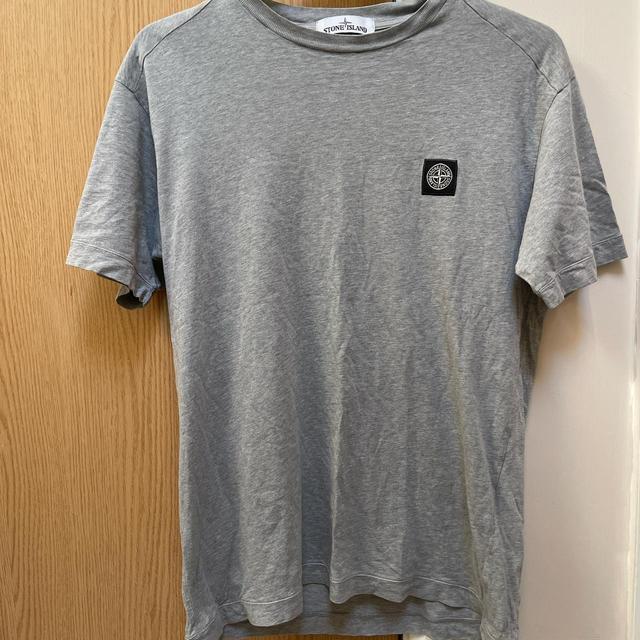 Stone Island Men's T-shirt - Grey - L on Productcaster.