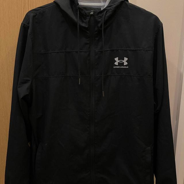 Under Armour Men's Windbreaker Jacket - Black - L on Productcaster.