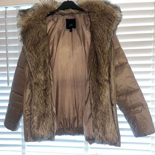 River Island Women's Coat - Tan/Brown - UK 14 on Productcaster.