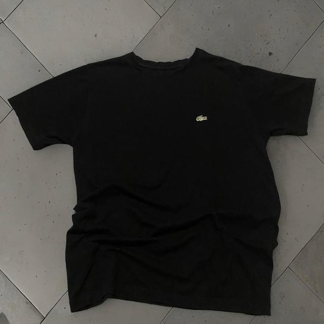 Lacoste Men's T-shirt - Black - XS on Productcaster.