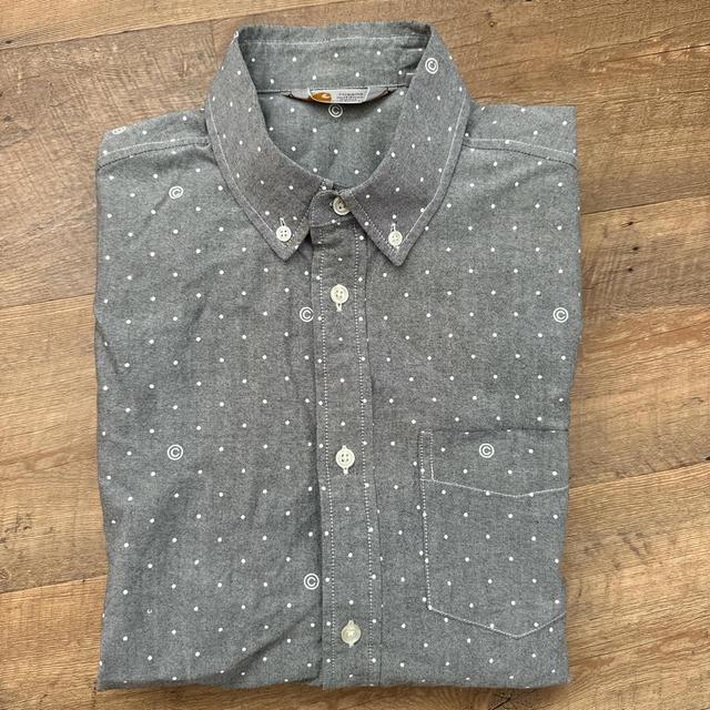 Carhartt Men's Shirt - Grey/White - M on Productcaster.