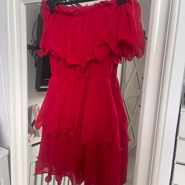 PrettyLittleThing Women's Dress - Red - 8 on Productcaster.