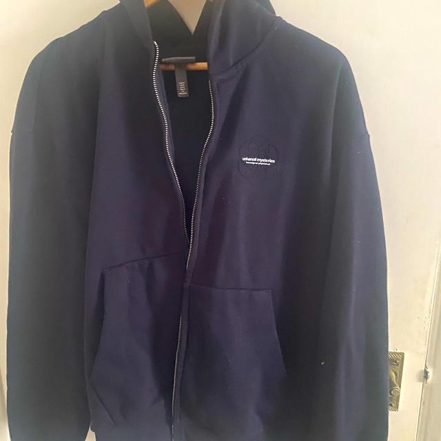 H&M Men's Hoodie - Navy - L on Productcaster.