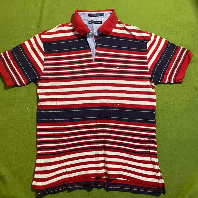 Tommy Hilfiger Men's Polo shirt - Multi/Red - XL on Productcaster.