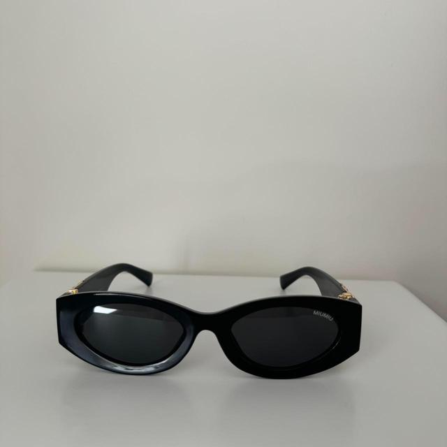 Miu Miu Women's Sunglasses - Black on Productcaster.