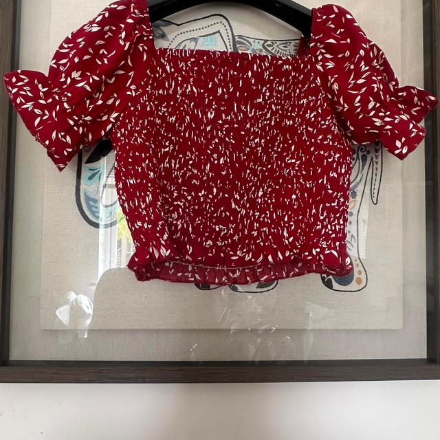 SHEIN Kids' Crop top - Red - 11 years on Productcaster.