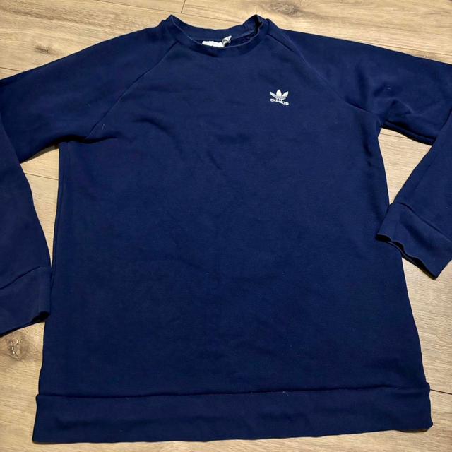 Adidas Originals Men's Sweatshirt - Navy - M on Productcaster.