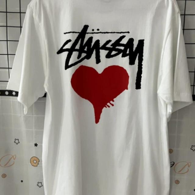 Stüssy Men's T-shirt - White - M on Productcaster.