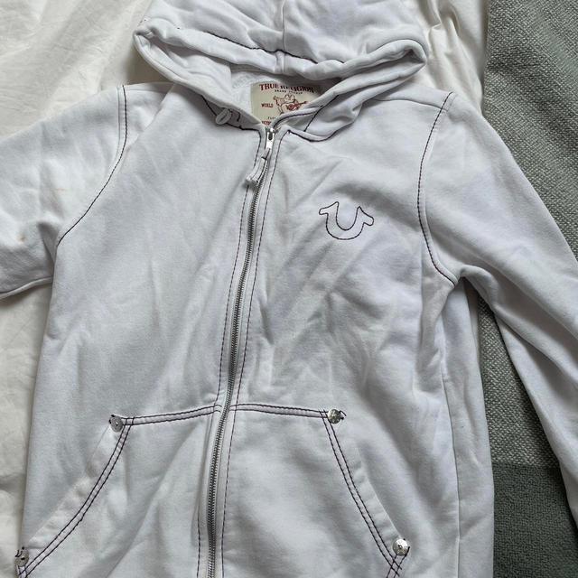 True Religion Women's Hoodie - White - 10 on Productcaster.