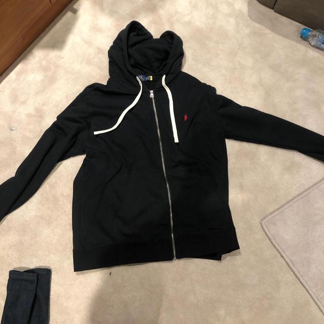 Polo Ralph Lauren Men's Hoodie - Black/Red - XL on Productcaster.