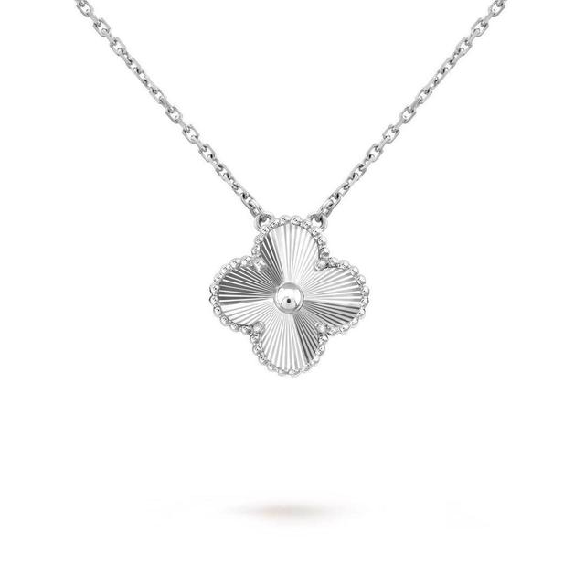 Van Cleef & Arpels Women's Necklace - Silver on Productcaster.