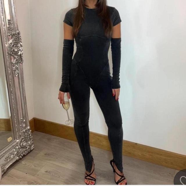 Maniere De Voir Women's Jumpsuit - Black/Grey - UK 6 on Productcaster.