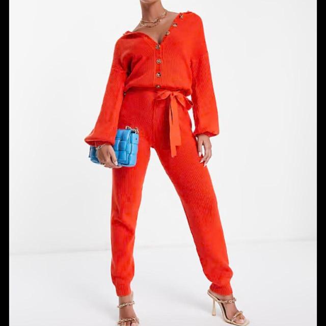 Never Fully Dressed Women's Jumpsuits and playsuits - Orange/Red - M on Productcaster.