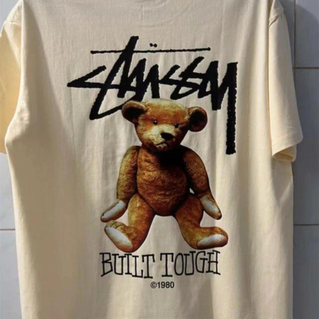 Stüssy Women's T-shirt - Cream/White - M on Productcaster.