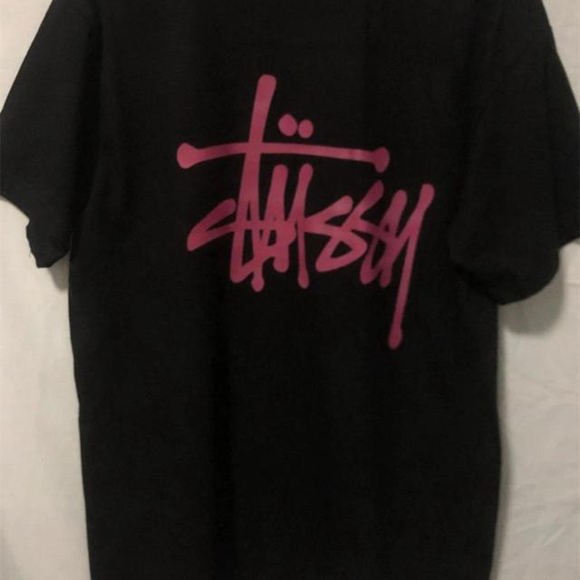 Stüssy Women's T-shirt - Black/Multi - S on Productcaster.