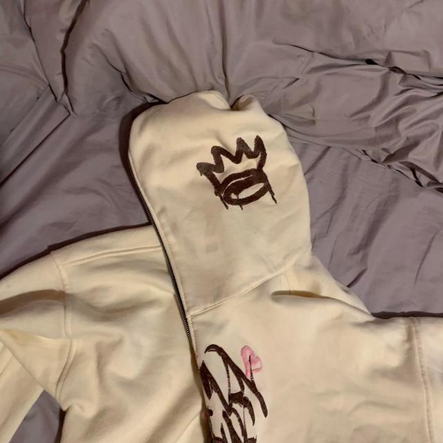 Local Crowns Men's Hoodie - Cream/White - M on Productcaster.