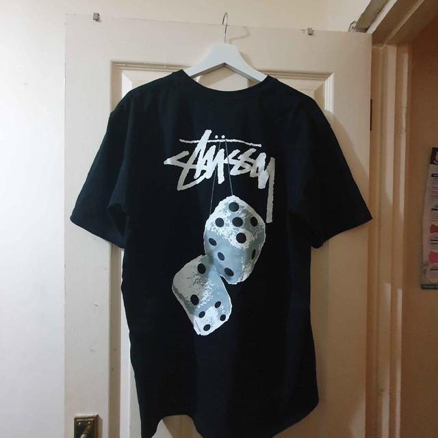 Stüssy Men's T-shirt - Black - L on Productcaster.