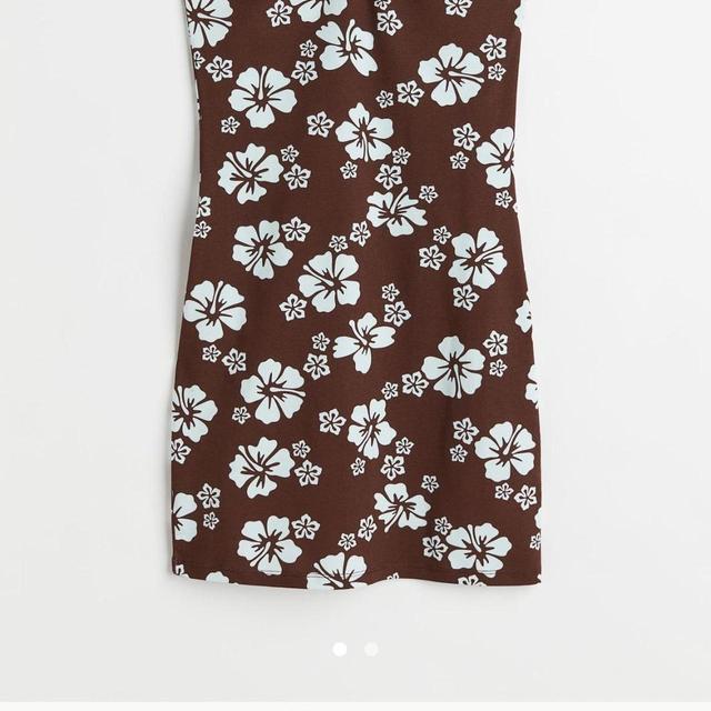 H&M Kids' Dress - Brown/White - 13 years on Productcaster.