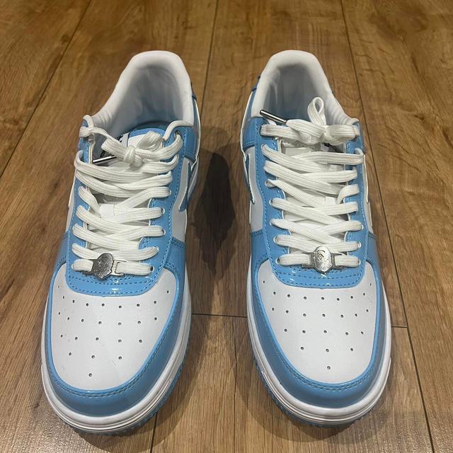 BAPE Men's Trainers - Blue/White - UK 11 on Productcaster.