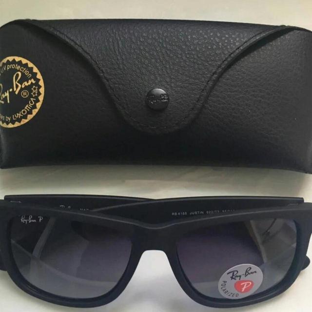 Ray-Ban Women's Sunglasses - Black/Blue on Productcaster.