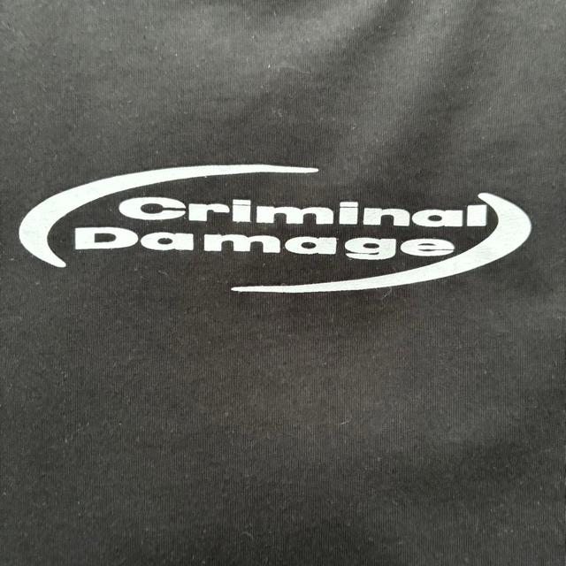 Criminal Damage Men's T-shirt - Black/White - S on Productcaster.