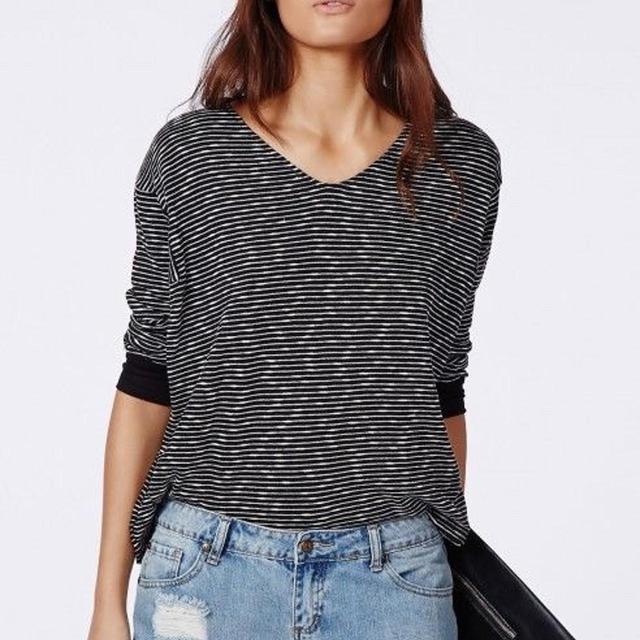 Missguided Women's Blouse - Black/White - S on Productcaster.