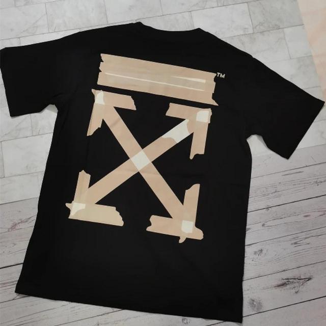 Off-White Men's T-shirt - Black - M on Productcaster.