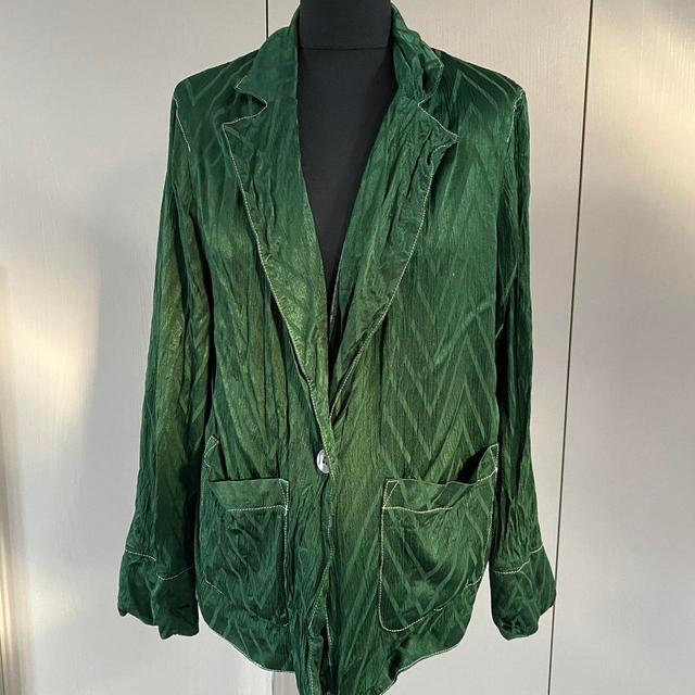 Topshop Women's Suit - Green - 14 on Productcaster.