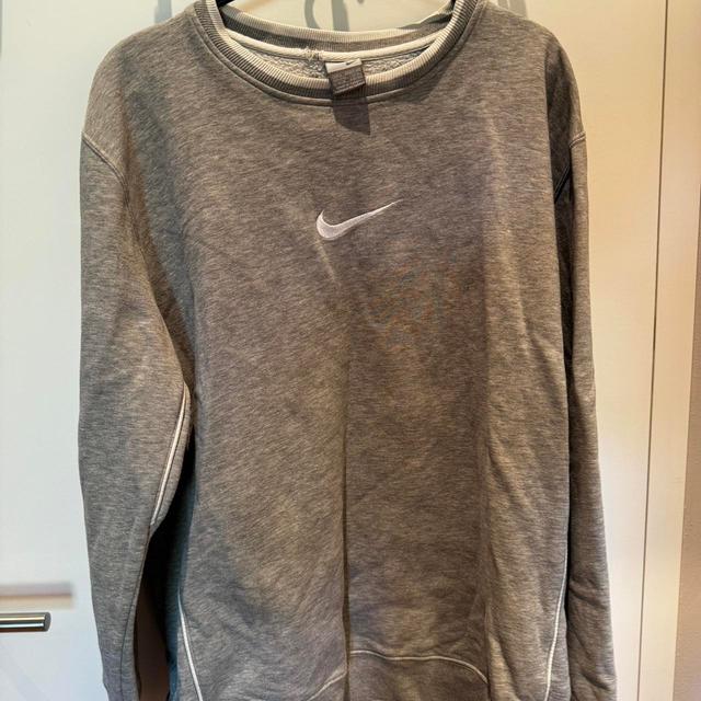 Nike Men's Sweatshirt - Grey - L on Productcaster.