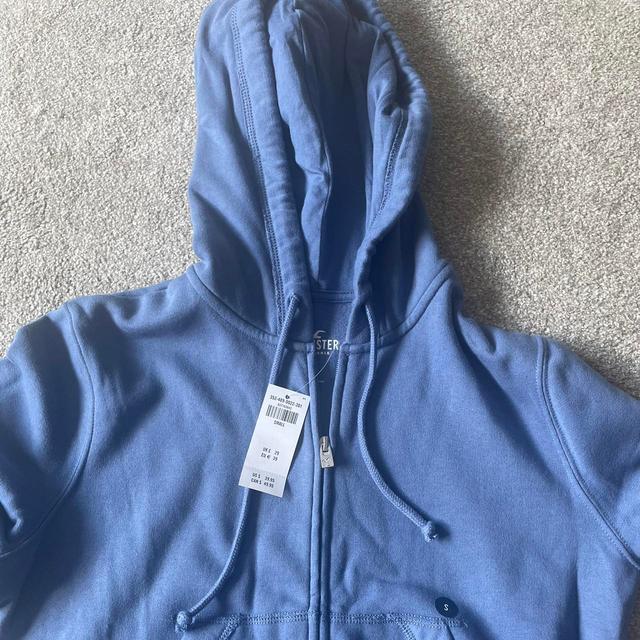 Hollister Co. Women's Hoodie - Blue/Navy - S on Productcaster.