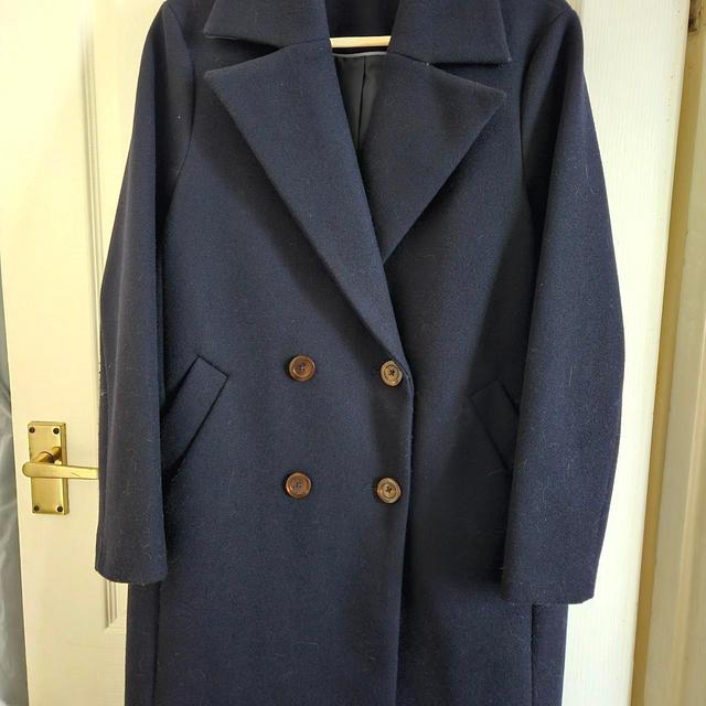 Red Herring Women's Overcoat - Navy - UK 8 on Productcaster.